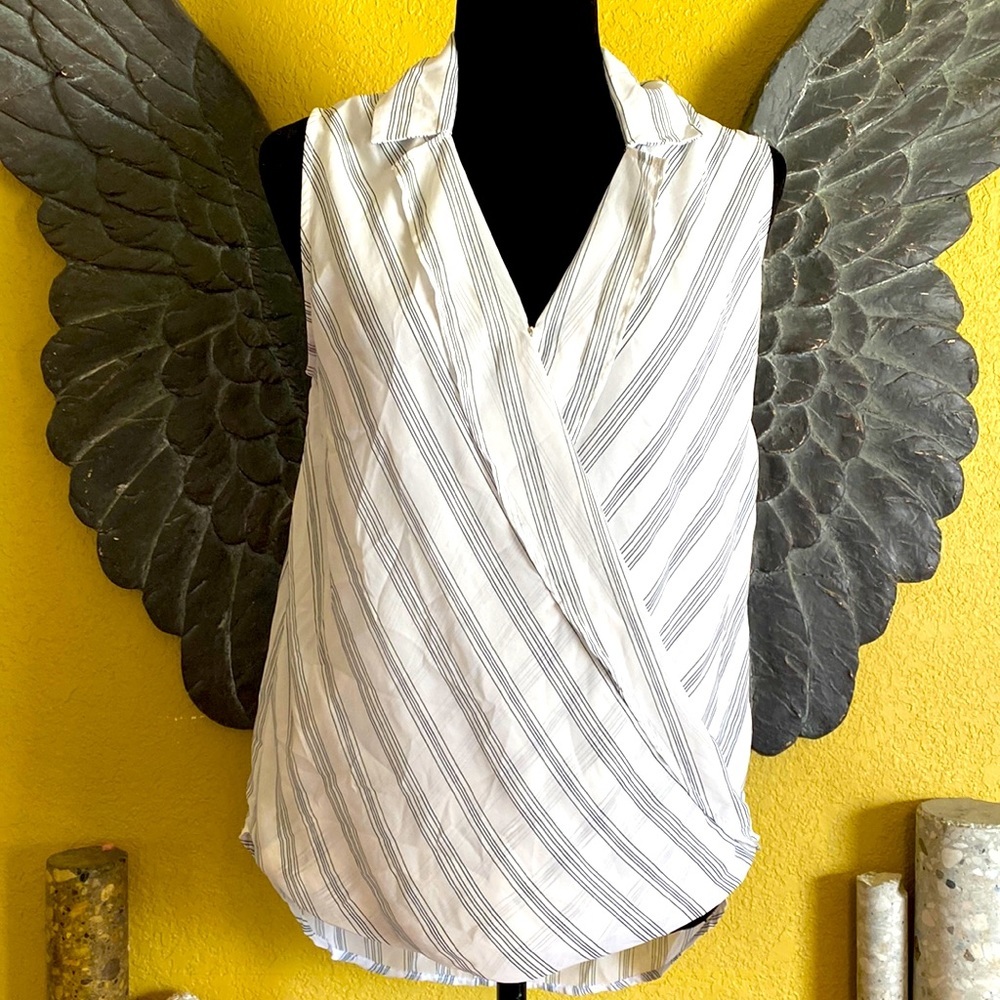 Japna Wrap Front Blouse Top